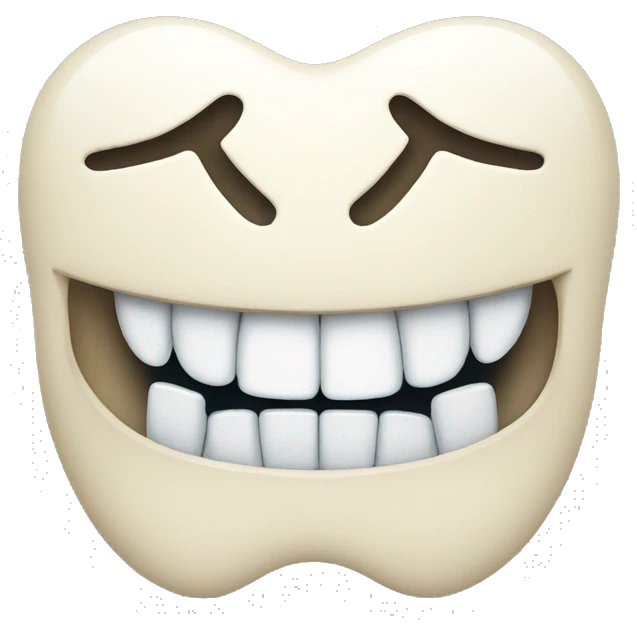 Smiley teeth. emoji