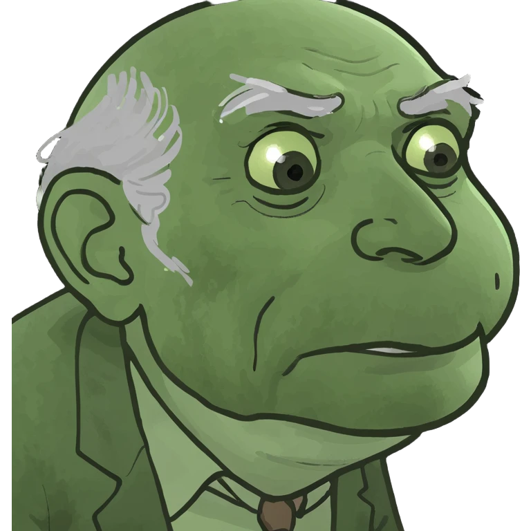 Old man pooping emoji