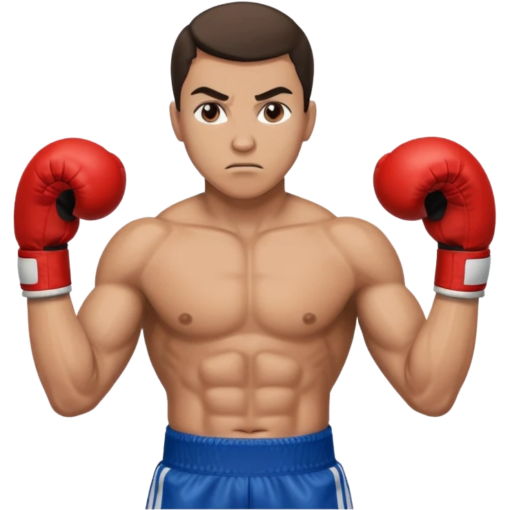 athlete in boxing gloves emoji