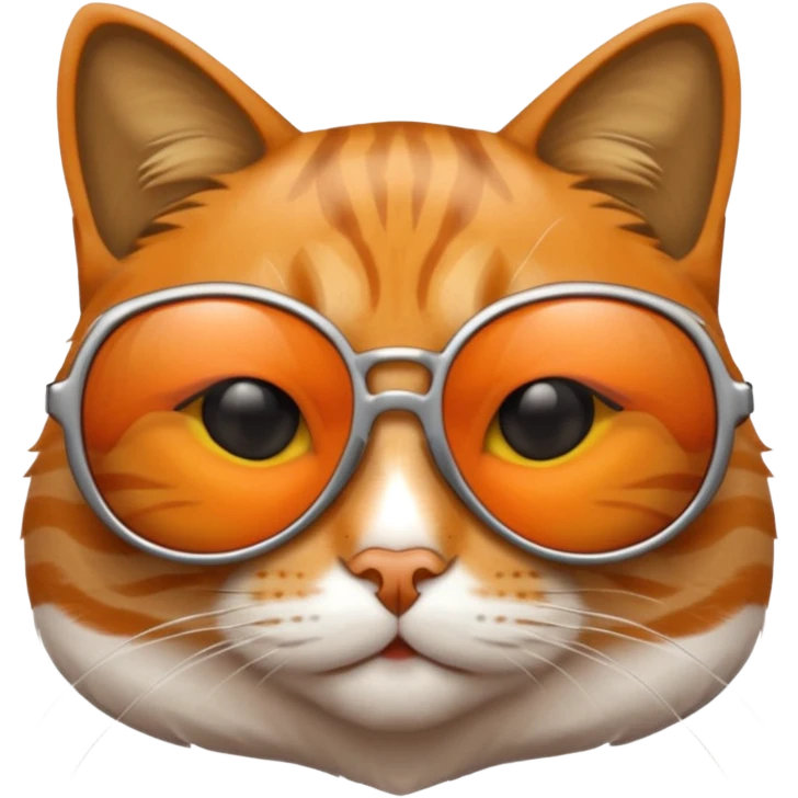 Cat wearing sunglasses emoji