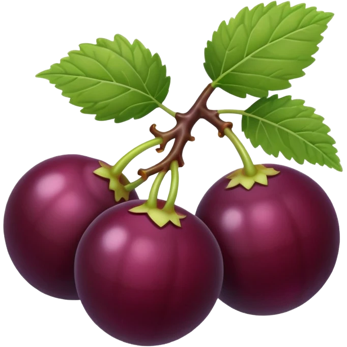 black currant emoji