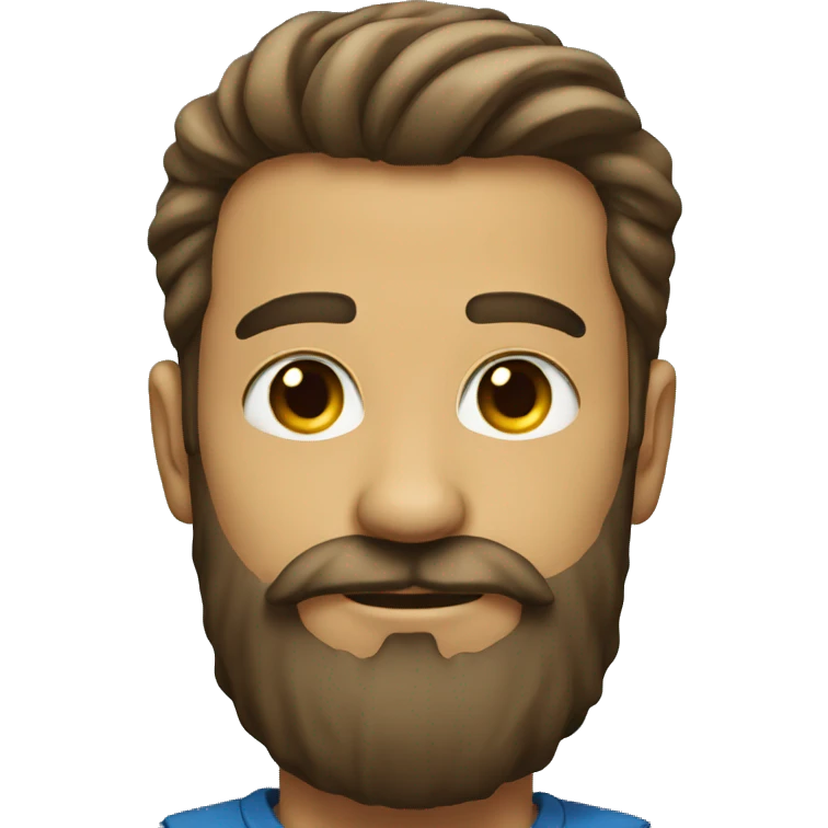 growing beard emoji