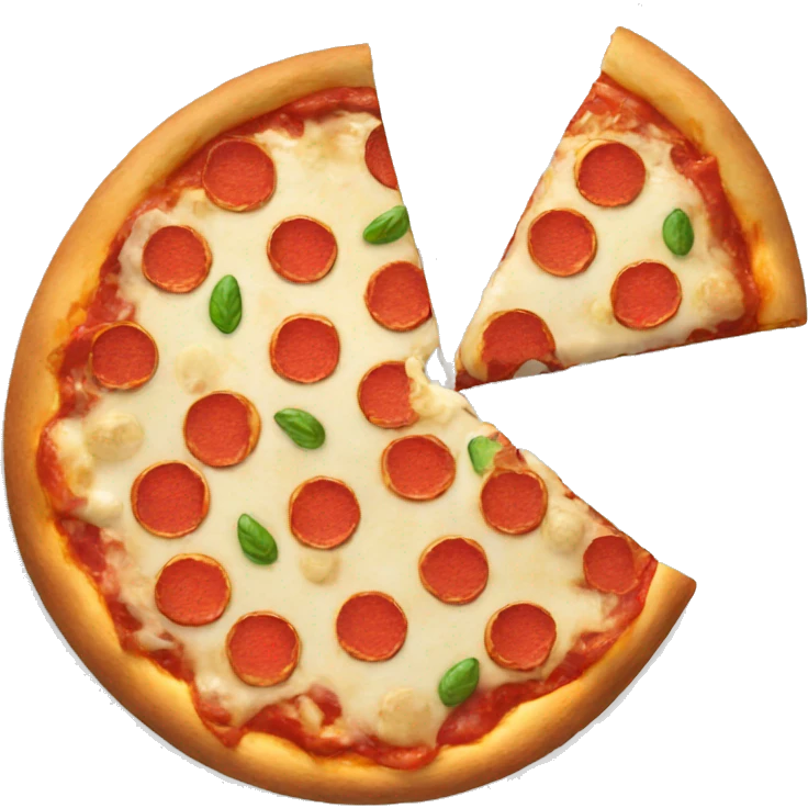 Mario eat pizza emoji