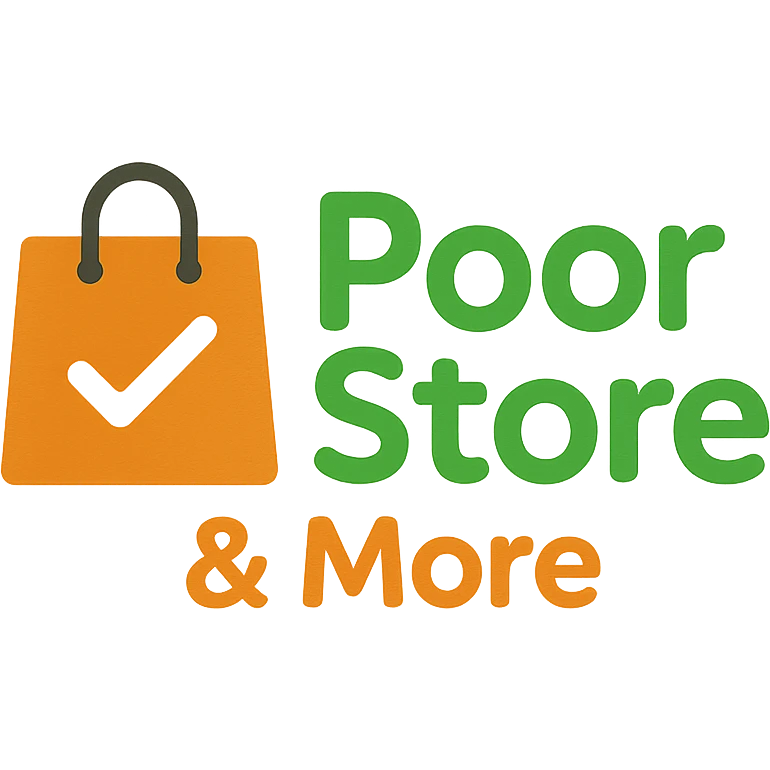 Convince store named Poor Store & More emoji