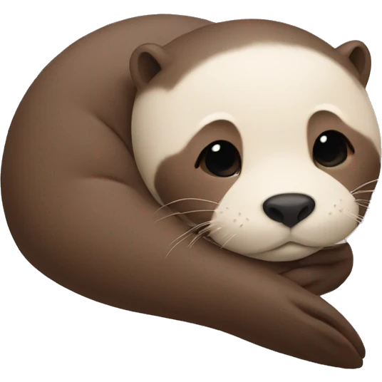Cuddling Otter  emoji