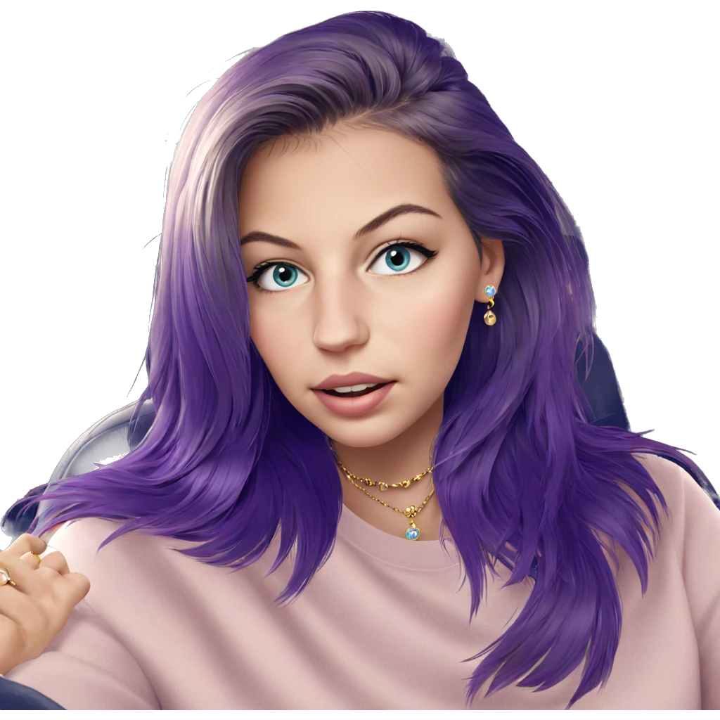 girl in car with jewelry emoji
