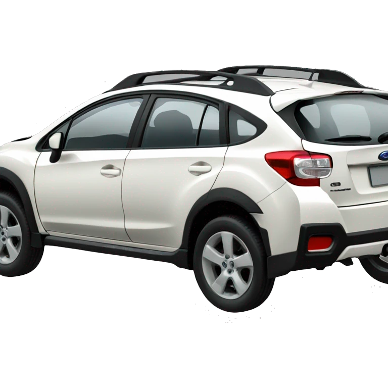 white Subaru XV  emoji