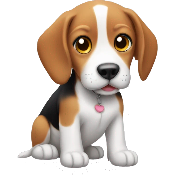 Beagle puppy emoji