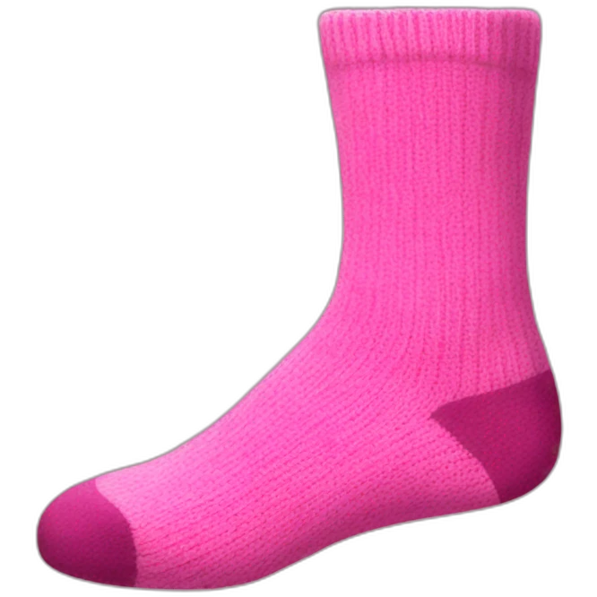 Pink socks emoji