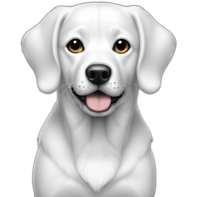 dog american stanford black and white emoji