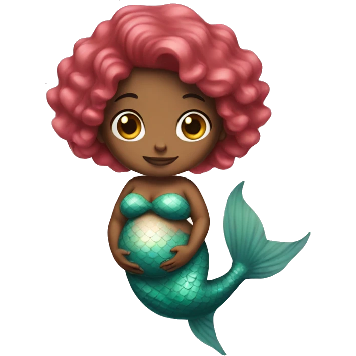 Pregnant mermaid  emoji