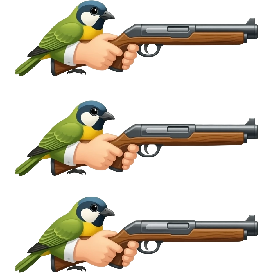 matar tres pajaros de un tiro emoji