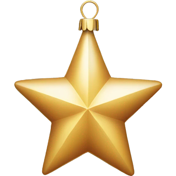 christmas decoration star emoji