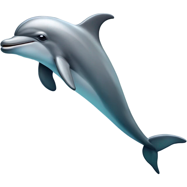 Dolphin walking emoji