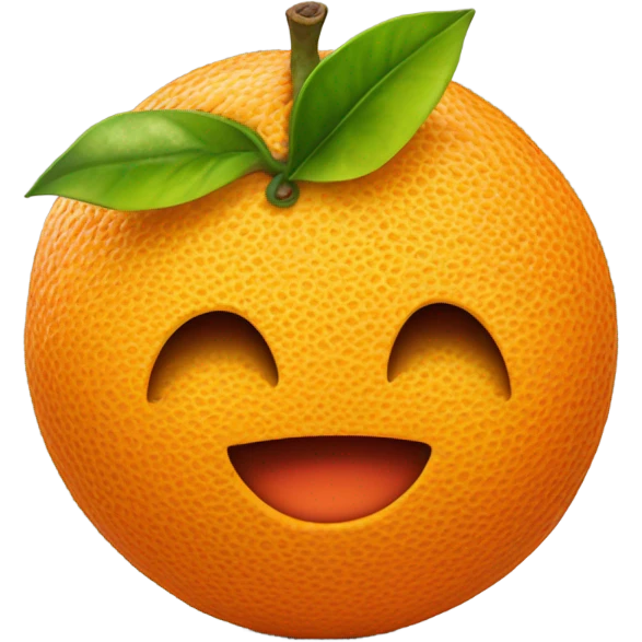 Orange emoji