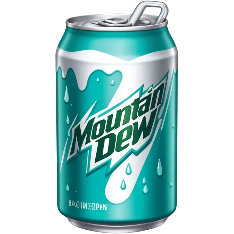 mountain dew baja blast can emoji