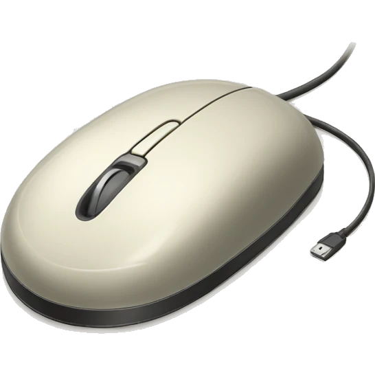 vintage computer mouse emoji