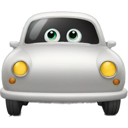 A car with eyes  emoji