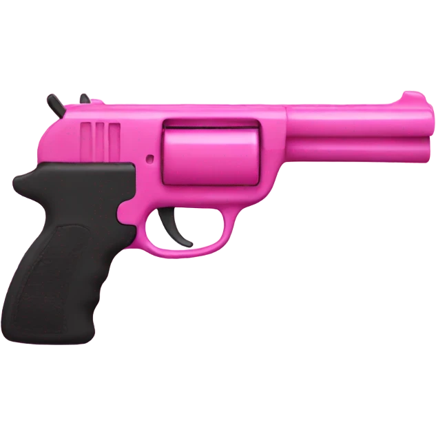 pink gun emoji