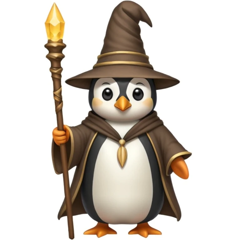 Penguin Wizard emoji