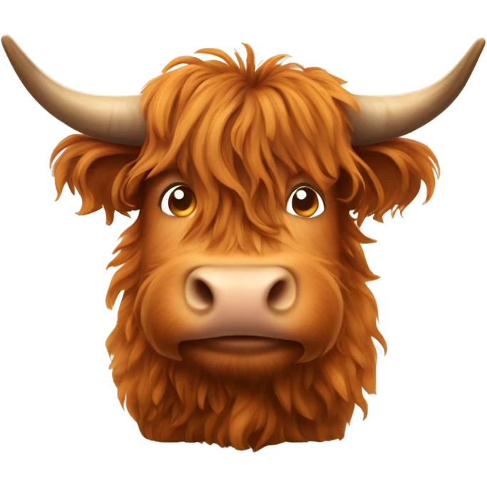 Highland cow emoji