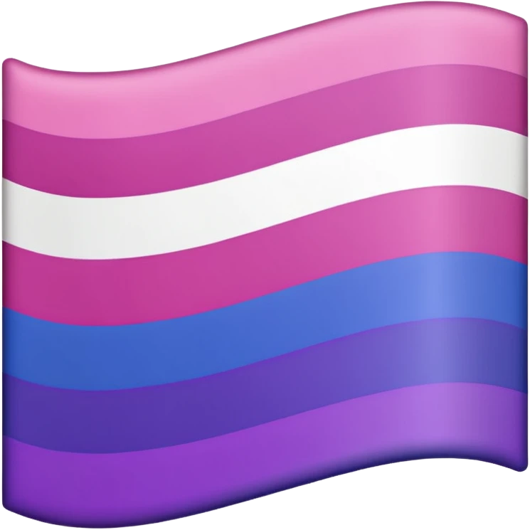 Bisexual flaf emoji