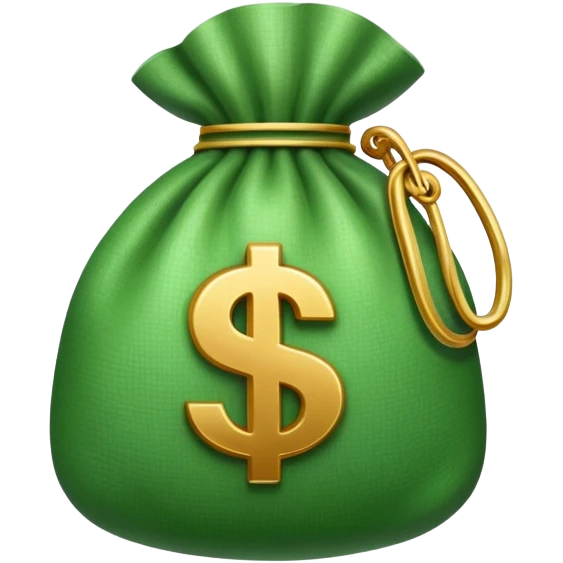 money bag with dollar sign emoji