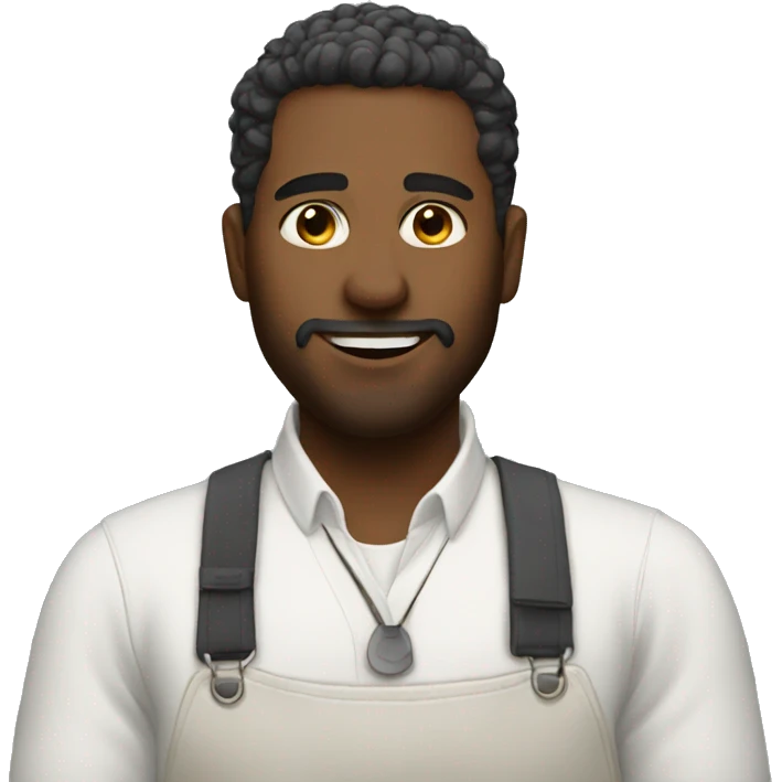 an artist who likes to paint emoji