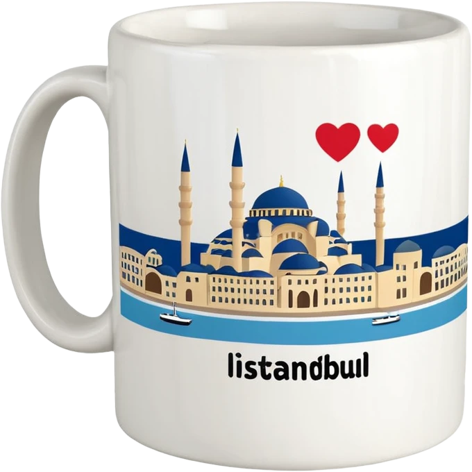 mug-cup-with-text-ı❤️Istanbul- emoji