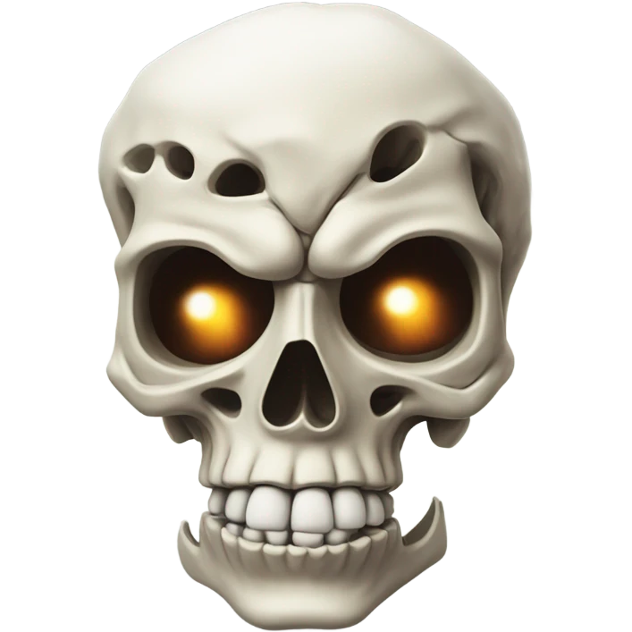 skeleton mind explodin emoji