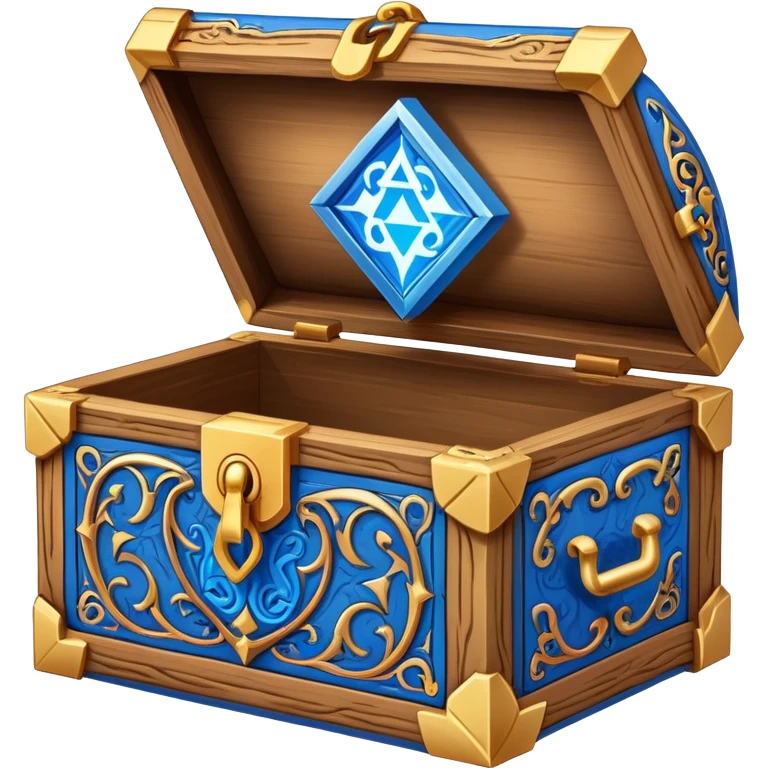 a link icon inside a wizerd box emoji