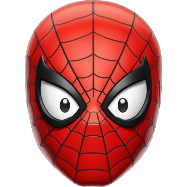 Spiderman Lego head black emoji