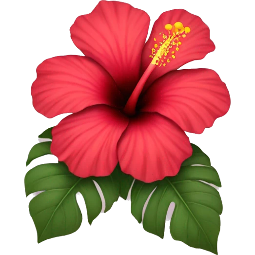 hibiscus emoji