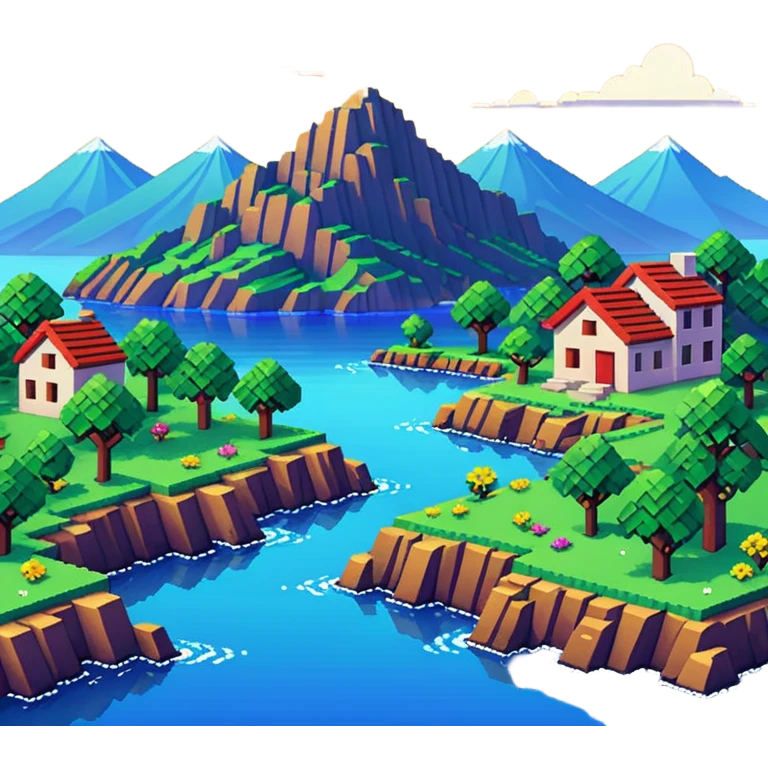  pixel art in 8bits smal blocks emoji