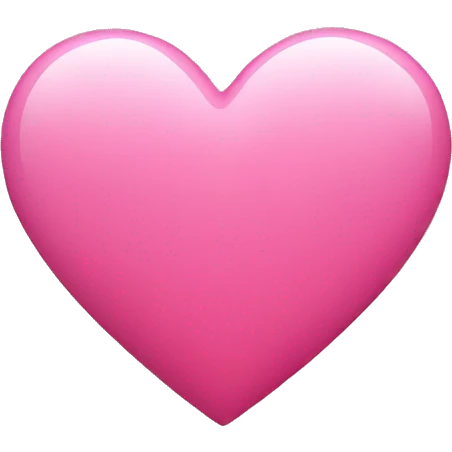 Pink heart  emoji