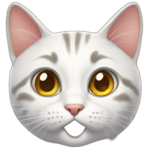 A shocked cat  emoji
