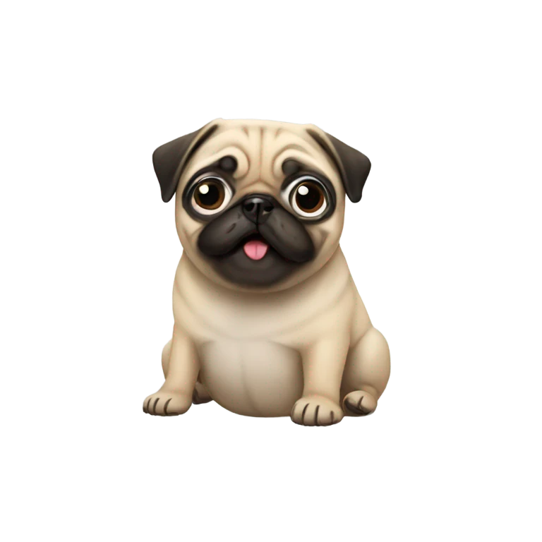 Pug emoji