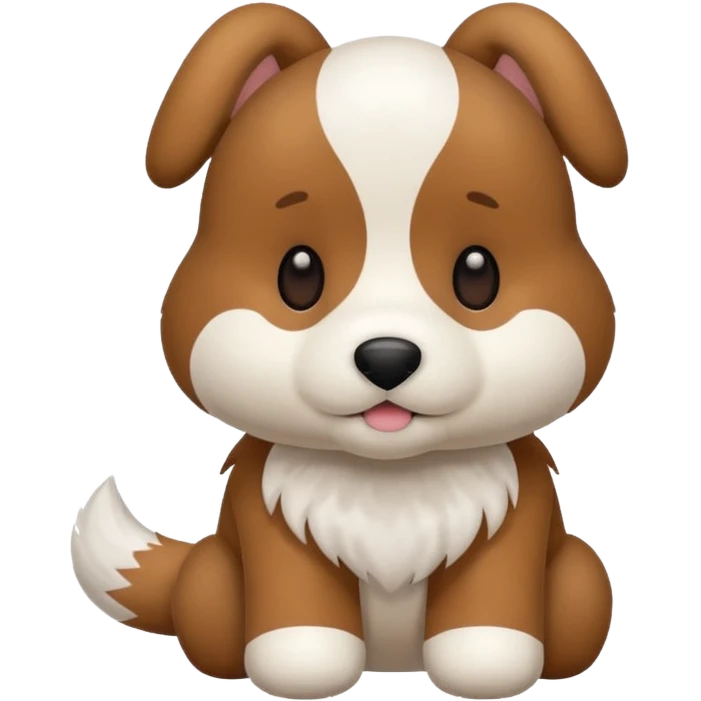 Plush dog toy  emoji