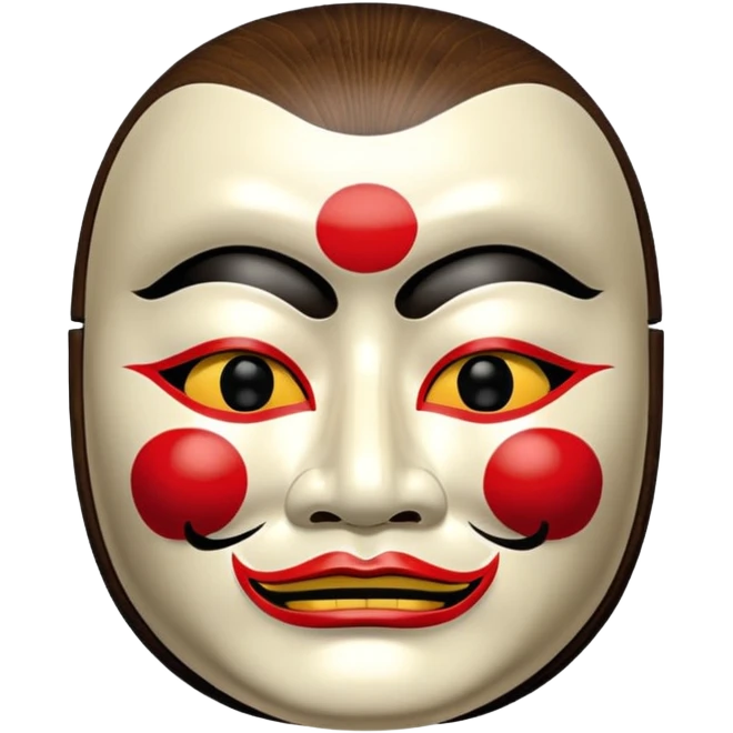 Japanese Noh Mask emoji