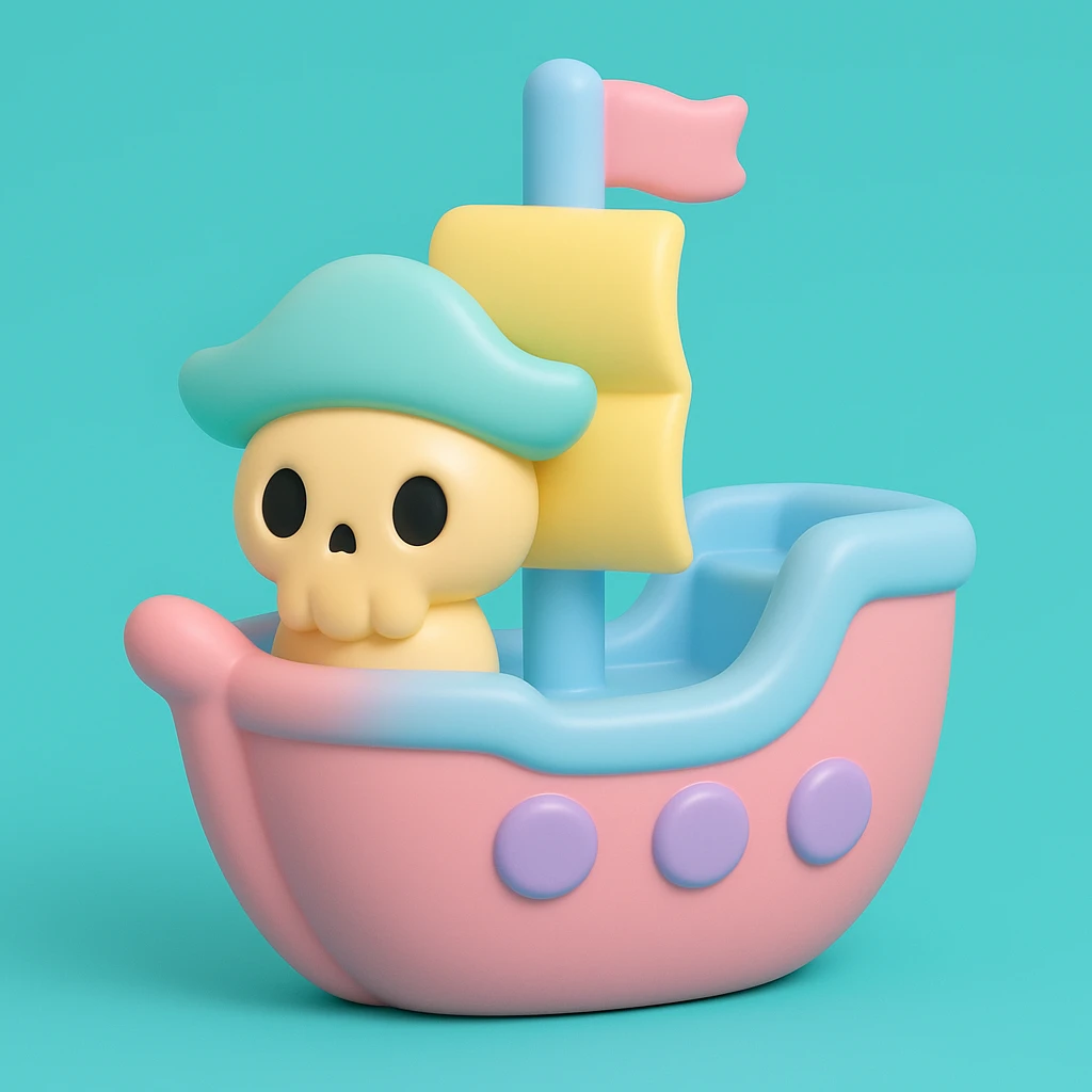 pirate ship emoji
