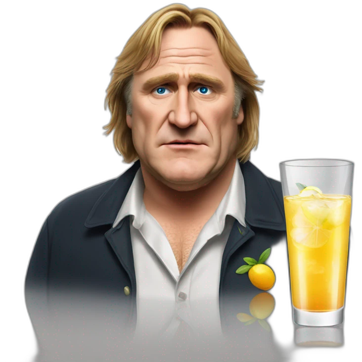 Gerard Depardieu Drink Vodka emoji