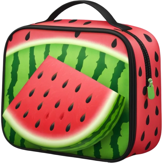 Watermelon lunch bag  emoji
