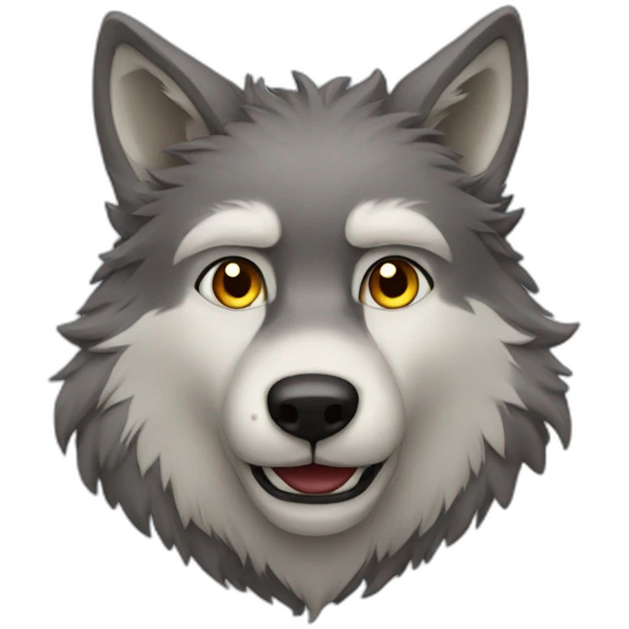 furry wolf man emoji