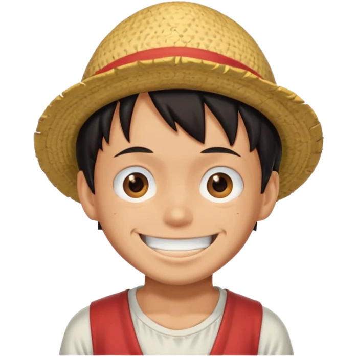 Emoji de luffy dans one piece emoji