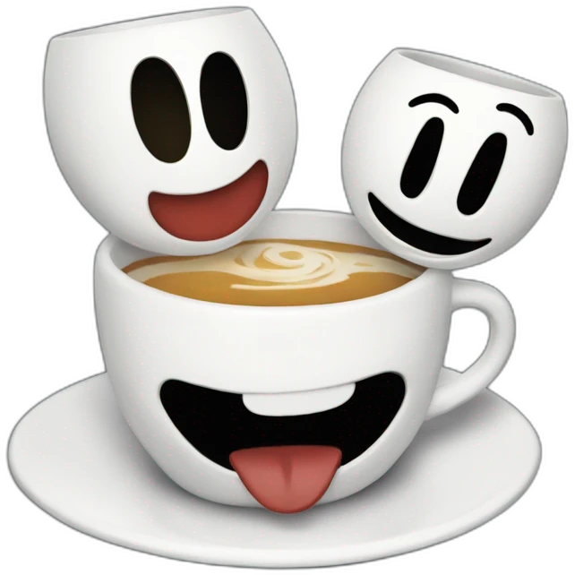 Cuphead and mugman emoji