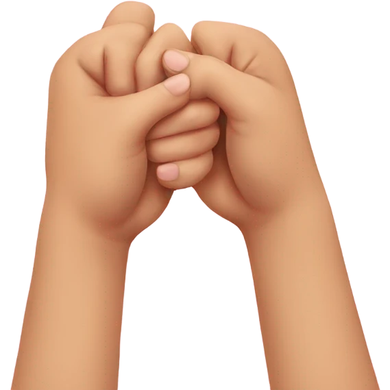 Pinky promise emoji
