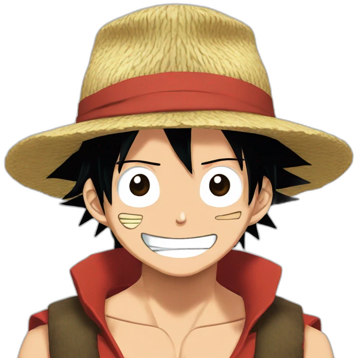 Monkey d luffy one Piece emoji