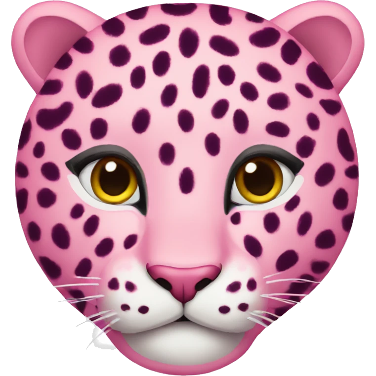 pink leopard emoji