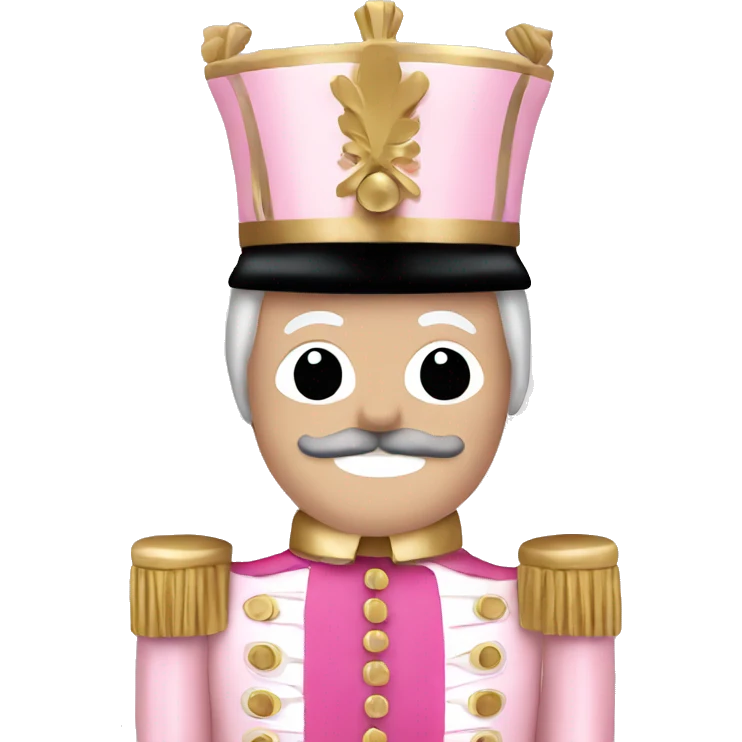 Light pink nutcracker emoji