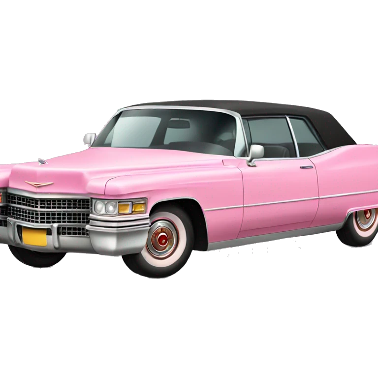 pink cadillac side view emoji
